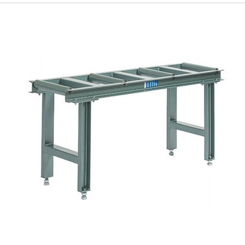 ELLIS 5' X 12" Stock Support Stand w/ 4 Rollers For 1600 & 1800