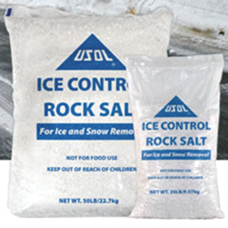 KNIGHT CHEMICALS USOL Ice Control Rock Salt (50 lb Bag)