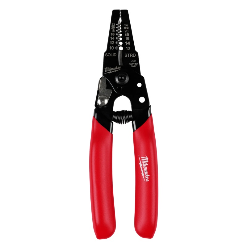 MILWAUKEE 10-24 AWG Compact Dipped Grip Wire Stripper & Cutter