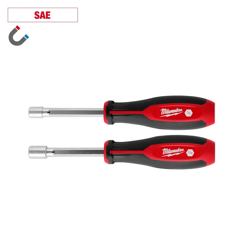 MILWAUKEE 2 PC. Magnetic SAE HOLLOWCORE Nut Driver Set