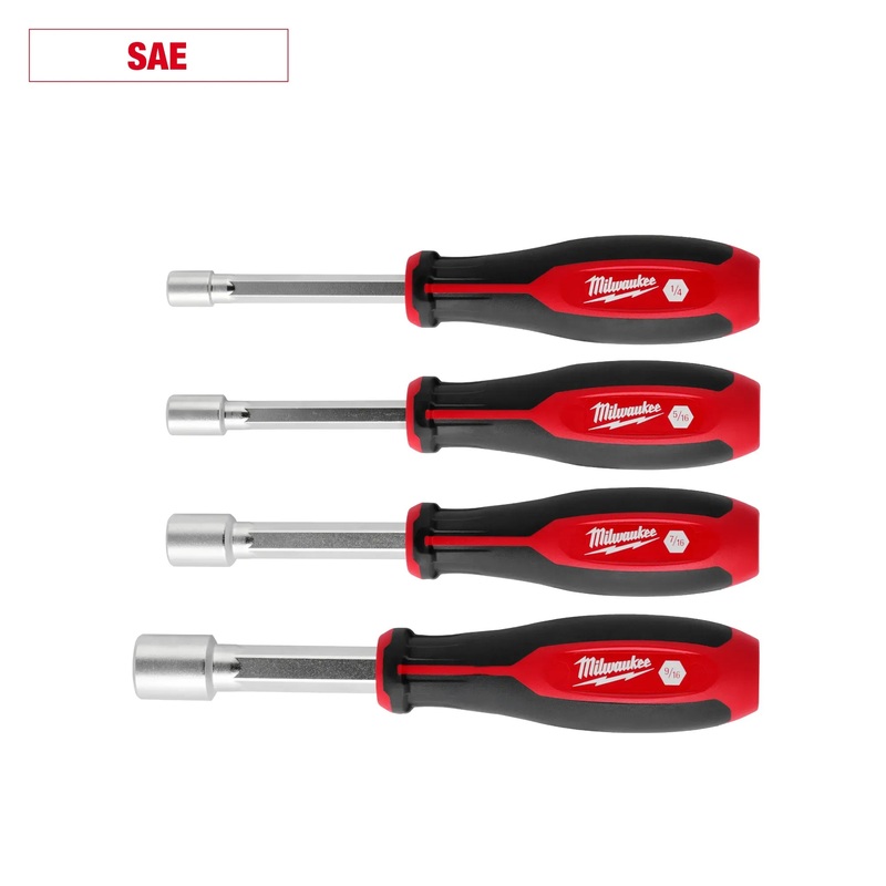 MILWAUKEE 4 PC. SAE HOLLOWCORE Nut Driver Set