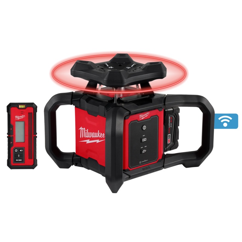 MILWAUKEE M18 Red Exterior Rotary Laser Level Kit