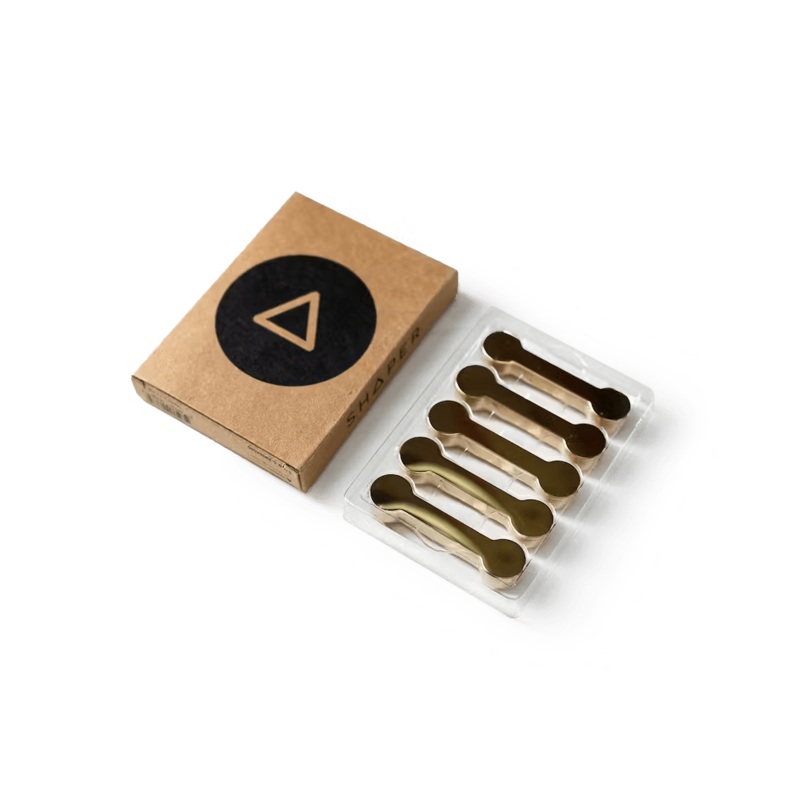 SHAPER Brass Barbells