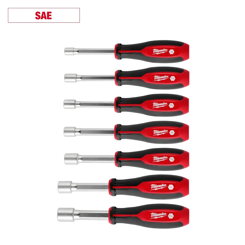MILWAUKEE 7 PC. SAE HOLLOWCORE Nut Driver Set