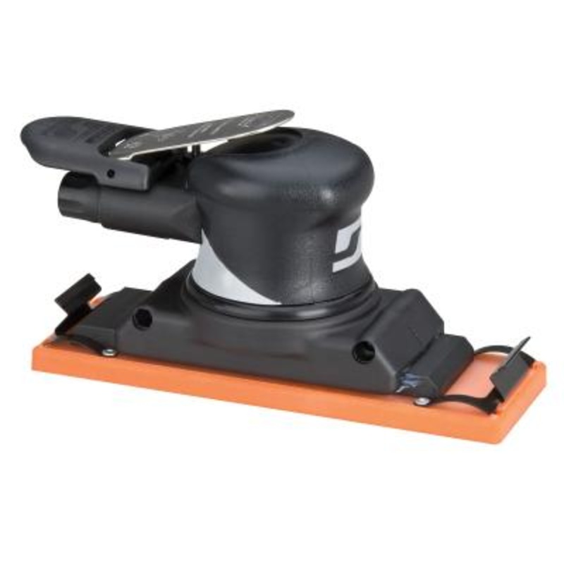 DYNABRADE 2-3/4" W X 8" L (70 mm X 203 mm) Dynaline Sander, Non-Vacuum w/ Clips