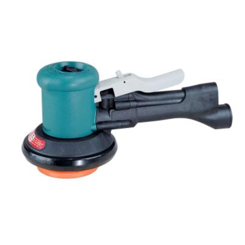 DYNABRADE 3-1/2" (89 mm) Dia. DynaLocke Dual-Action Sander, Non-Vacuum