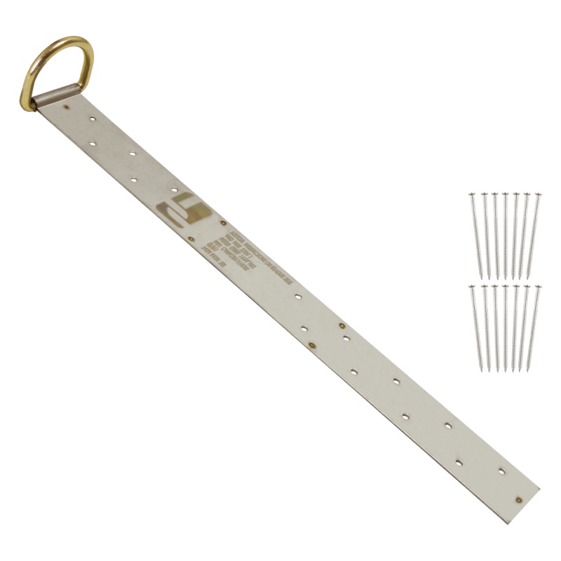 FALLTECH 17" Single-D Permanent Roof Anchor For Wood