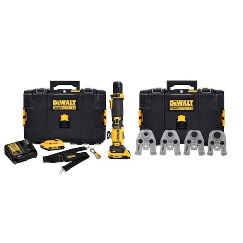 DEWALT 20V 1/2In. - 1-1/4In. Compact Press Tool Kit