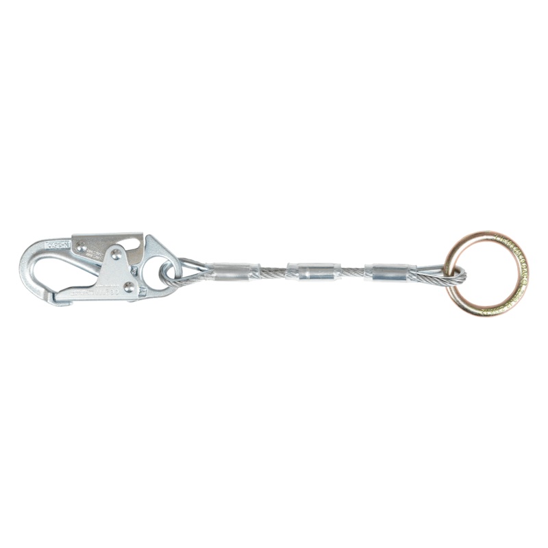 FALLTECH 18" Cable Dorsal D-Ring Extender w/ Steel Snap Hook