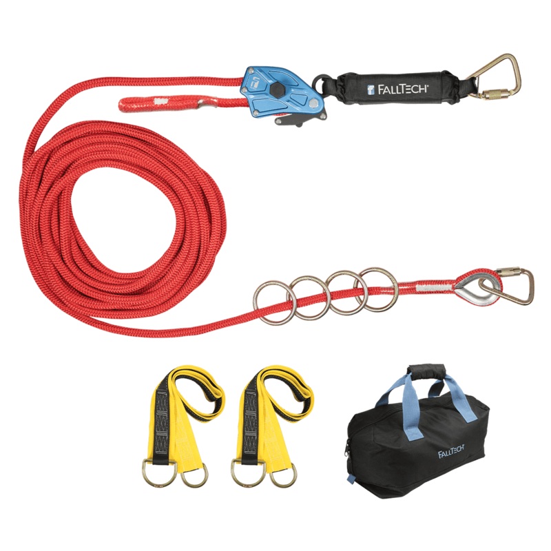 FALLTECH 60' 4-Person Temp Rope HLL System