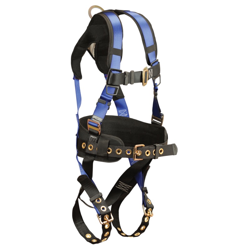 FALLTECH Contractor Plus 1D Construction Belted Full Body Harness