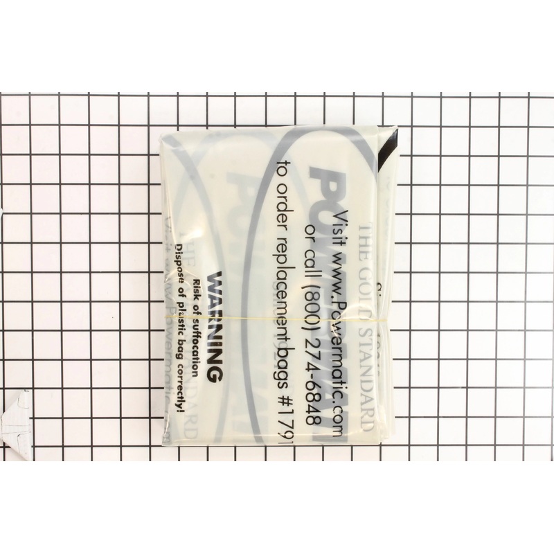 POWERMATIC PMCPB-20 Clear Collection Bags, 20" (5 PACK)