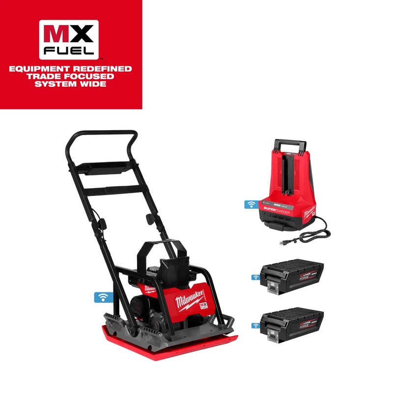MILWAUKEE MX FUEL 20" Plate Compactor Kit