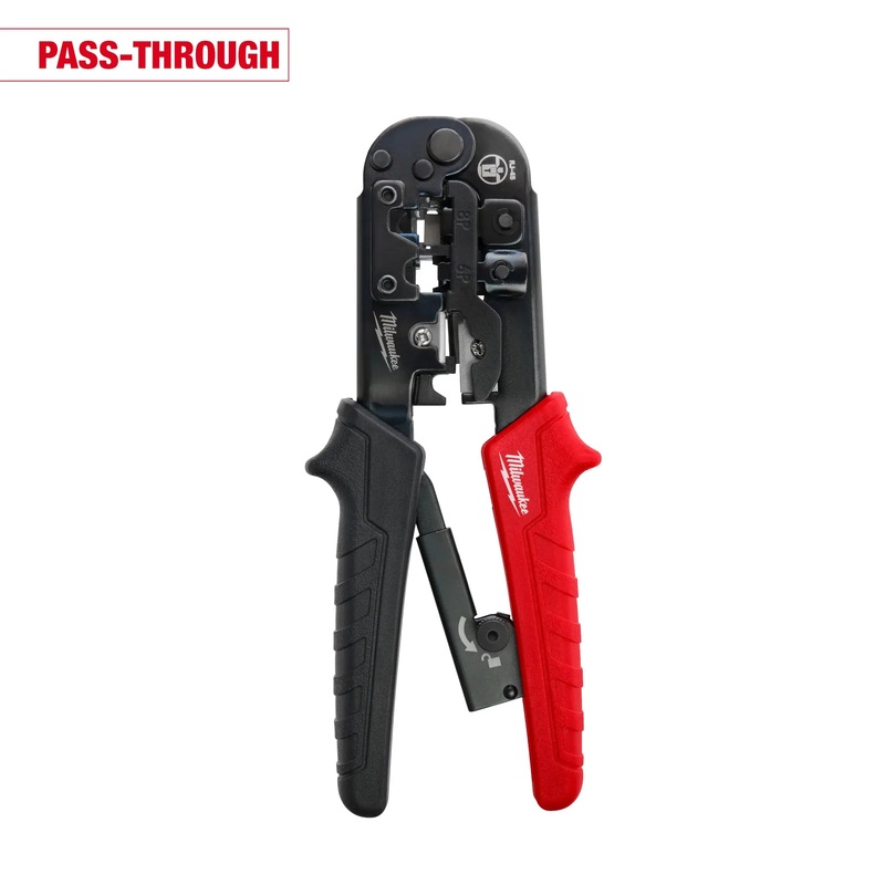 MILWAUKEE Ratcheting Pass-Through Crimper & Stripper