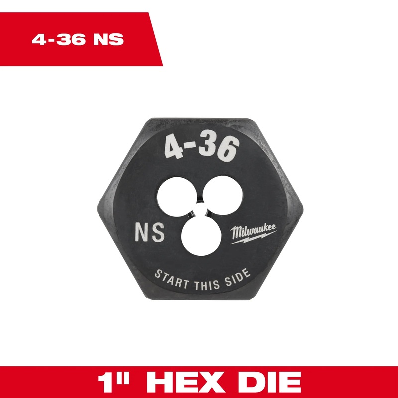 MILWAUKEE SAE 1" Hex Threading Die