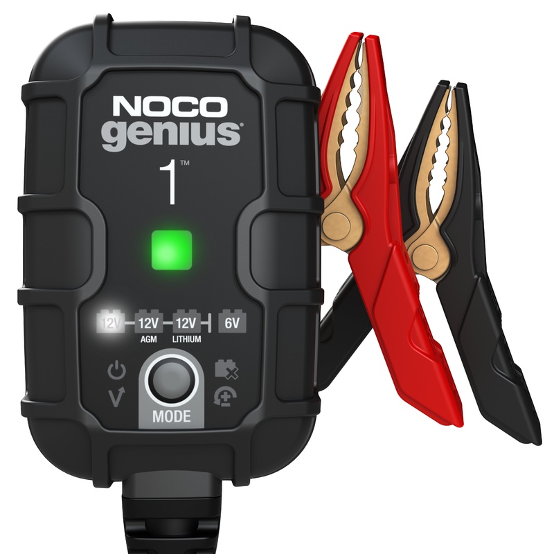 NOCO 1-Amp Battery Charger, Battery Maintainer, & Battery Desulfator