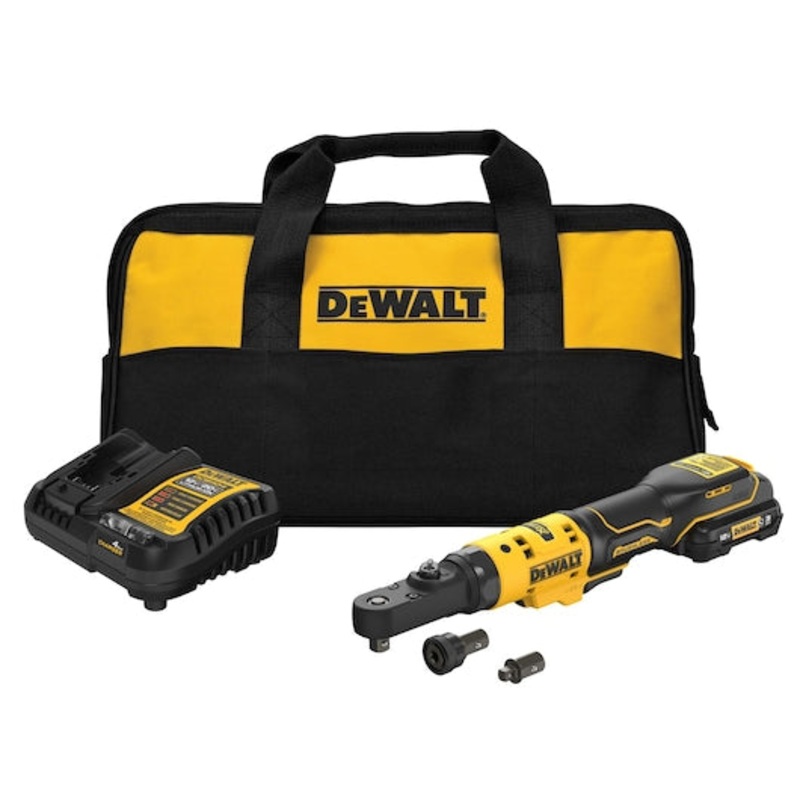 DEWALT XTREME 12V MAX* Brushless Cordless 3/8" and 1/4" Sealed Head Ratchet Kit