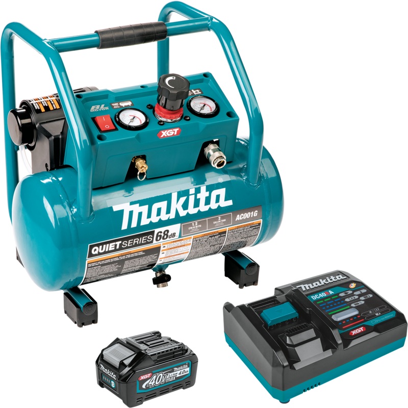 MAKITA 40V MAX XGT 2 Gallon QUIET SERIES Compressor Kit