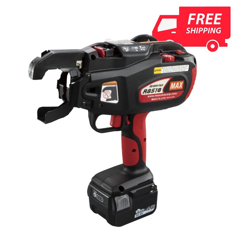 MAX Rebar Tying Tool Up To #7 X #8 w/ 21GA Wire Kit