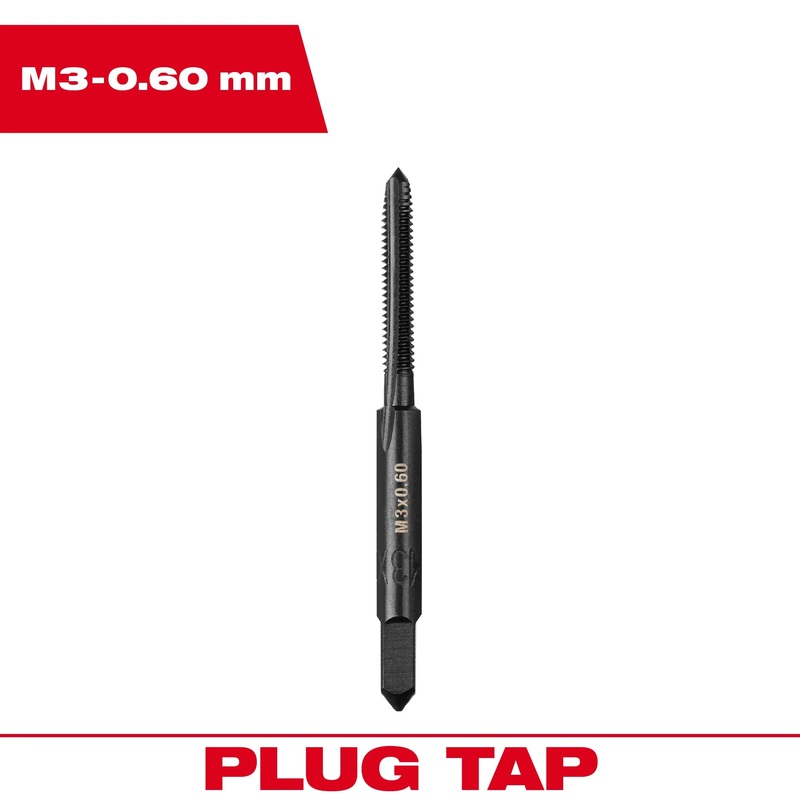 MILWAUKEE Metric Straight Flute Plug Tap