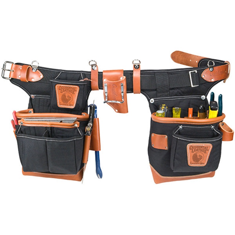 OCCIDENTAL LEATHER Adjust-To-Fit FatLip Tool Bag Set