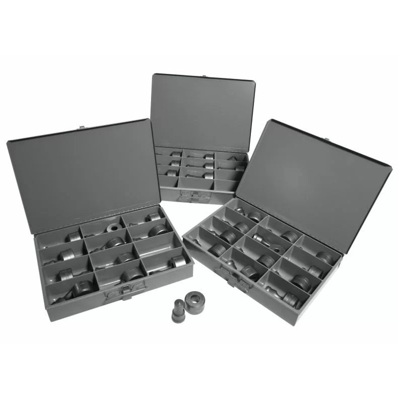 EDWARDS 32 PC. Round Punch & Die Set w/ Storage Cases