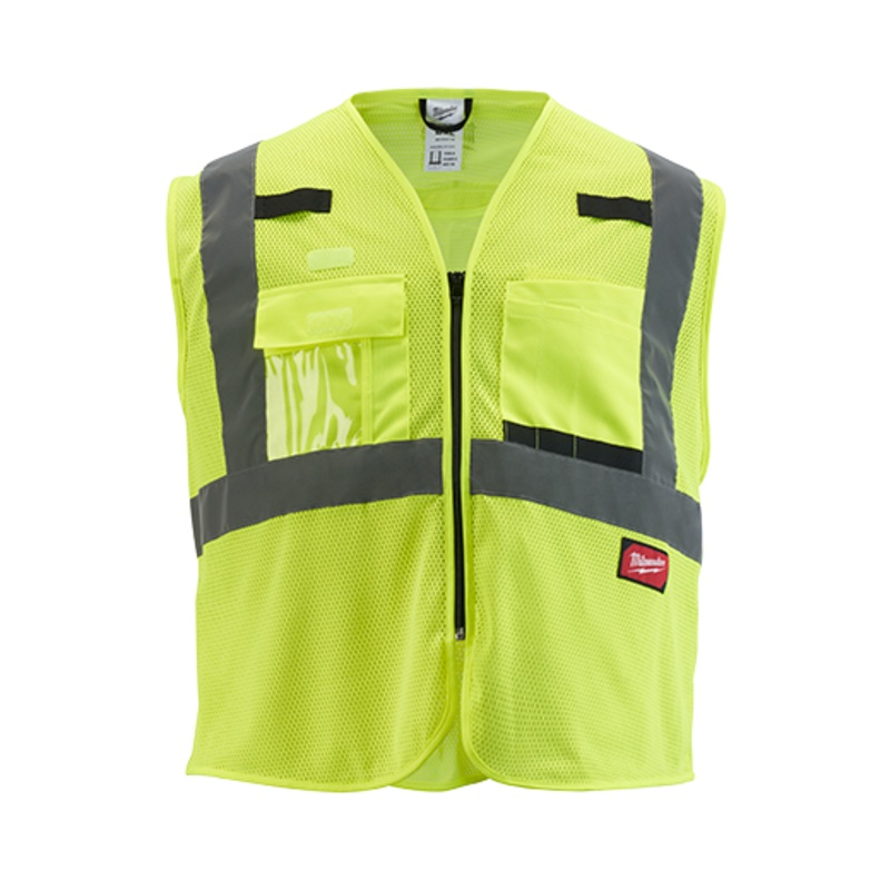 MILWAUKEE Class 2 High Visibility Mesh Safety Vest (ANSI)