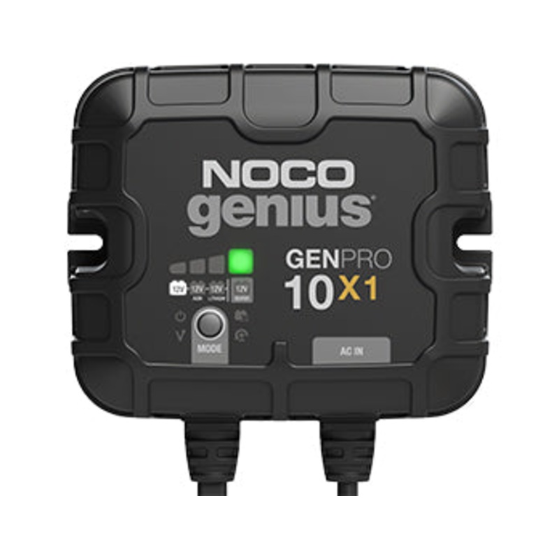 NOCO 1-Bank, 10-Amp On-Board Battery Charger, Battery Maintainer, & Battery Desulfator