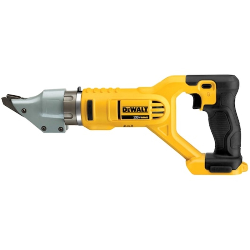 DEWALT 20V MAX* Metal Shear, Swivel Head, Double Cut, 14 Guage, Tool Only