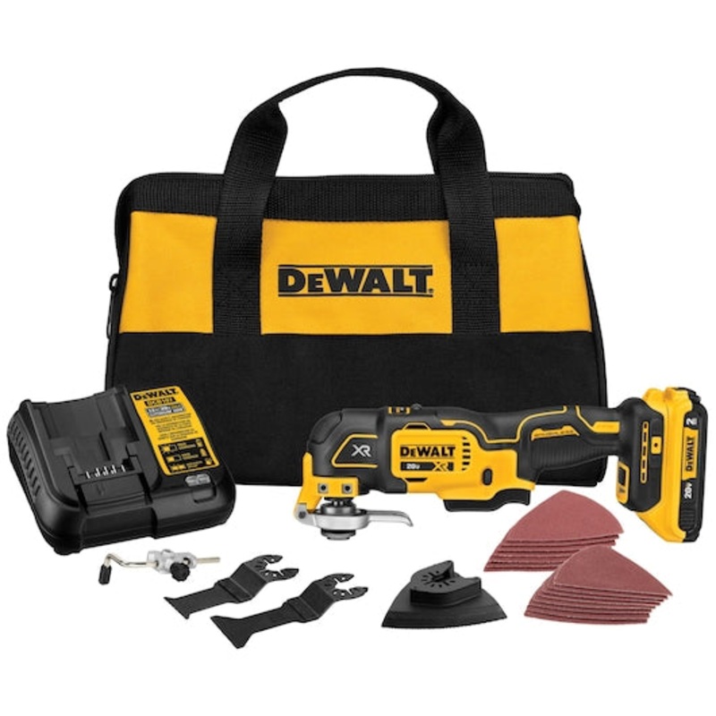 DEWALT 20V MAX* XR Brushless Cordless 3-Speed Oscillating Multi-Tool Kit