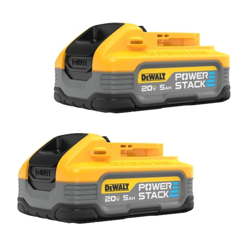 DEWALT 20V MAX* XR POWERSTACK 5Ah Battery (2 PK)