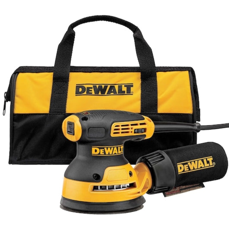 DEWALT 5 in. Variable Speed Random Orbit Sander Kit - H&L Pad