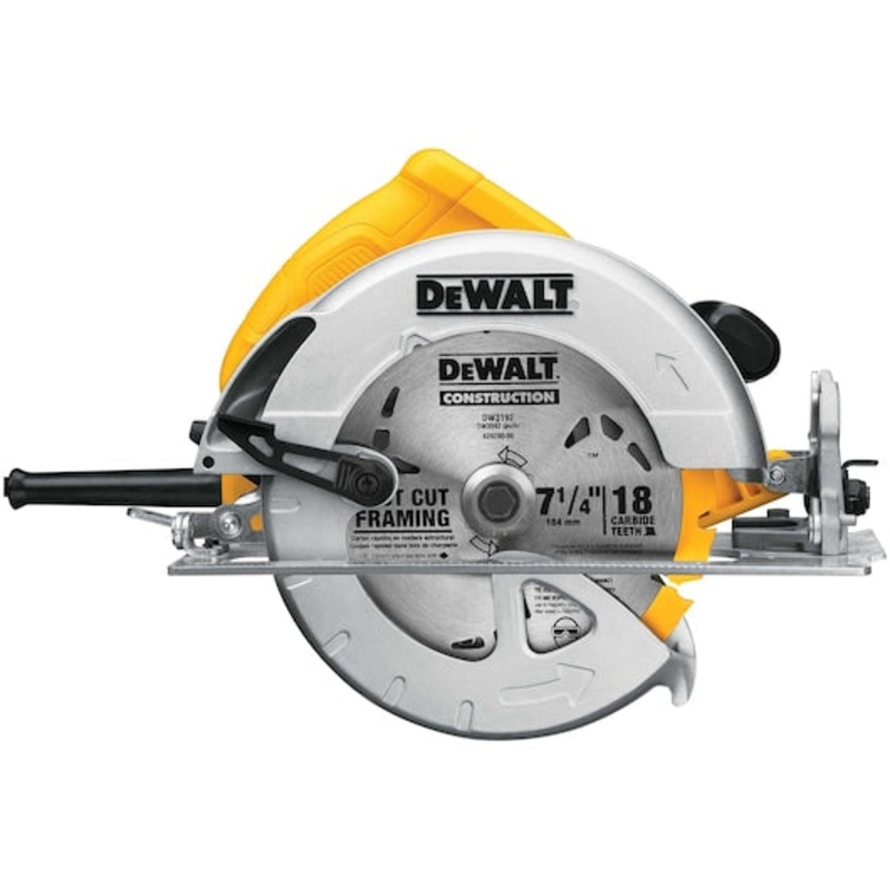 DEWALT 7-1/4-Inch Circular Saw, Lightweight, Corded