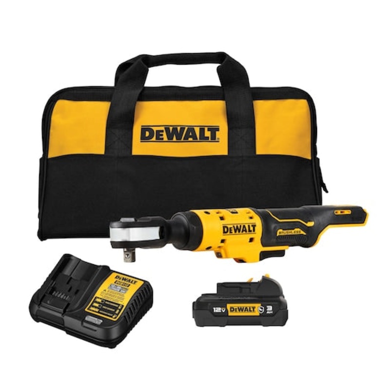 DEWALT XTREME 12V MAX* Brushless 3/8 in. Ratchet Kit