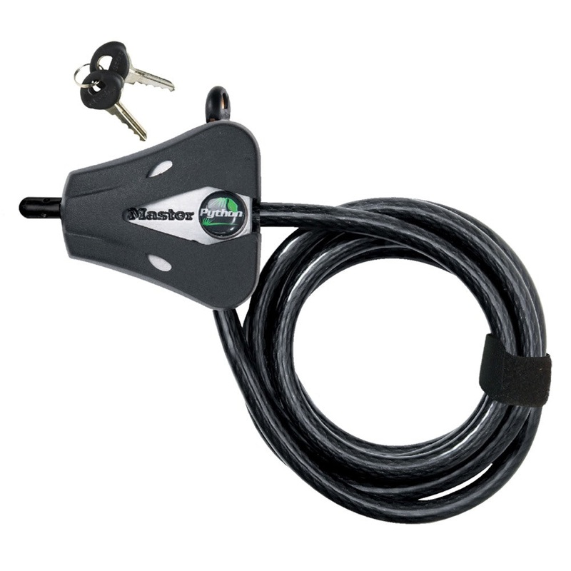 MASTER LOCK 6' X 5/16" Diameter PYTHON Adjustable Locking Cable