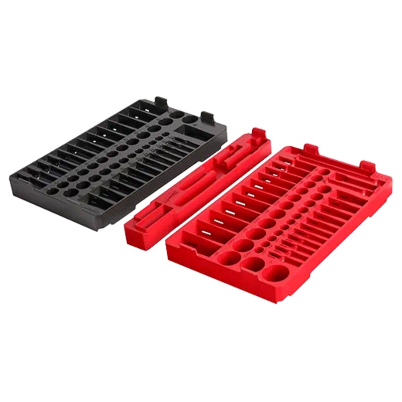 MILWAUKEE 106 PC. 1/4" & 3/8" Drive Ratchet & Socket Trays - Metric & SAE