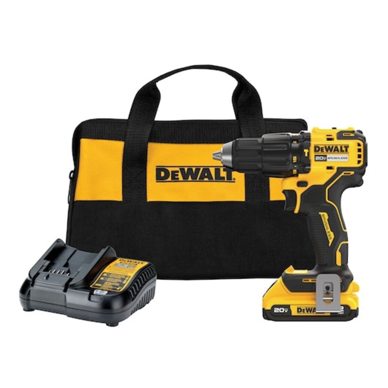 DEWALT 20V MAX* Brushless Cordless 1/2 in. Hammer Drill Kit