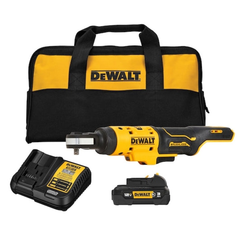 DEWALT XTREME 12V MAX* Brushless 1/4 in. Ratchet Kit