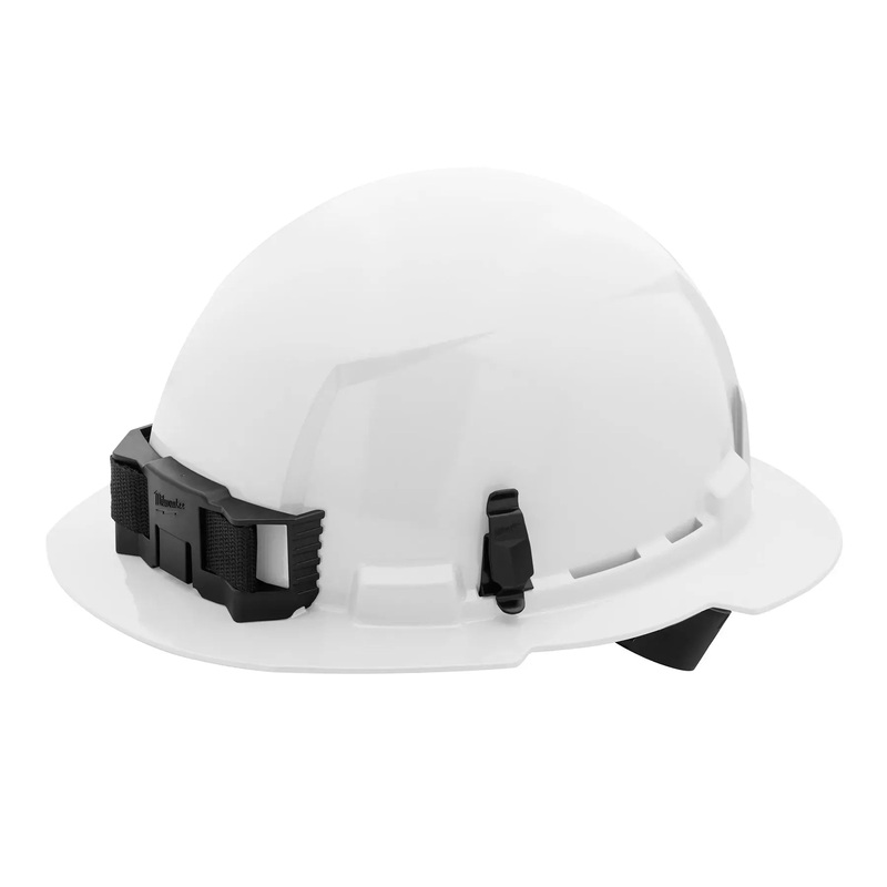 MILWAUKEE BOLT Full Brim Hard Hat w/ 4PT Ratcheting Suspension (USA) - Type 1