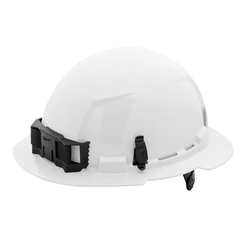 MILWAUKEE BOLT Full Brim Hard Hat w/ 6PT Ratcheting Suspension (USA) - Type 1