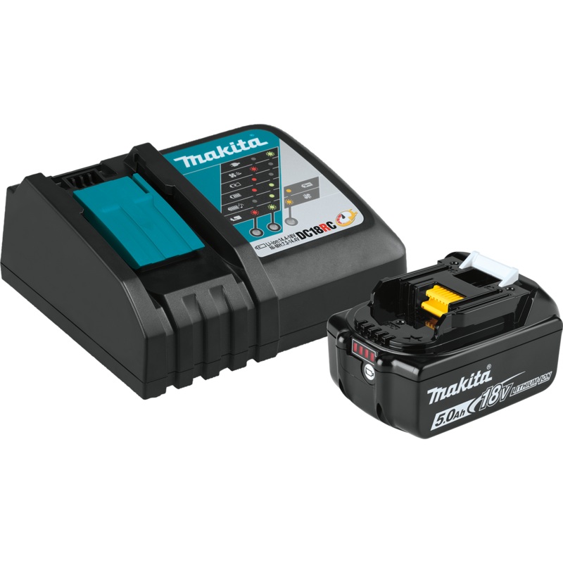 MAKITA 18V LXT 5.0Ah Battery & Charger Starter Pack