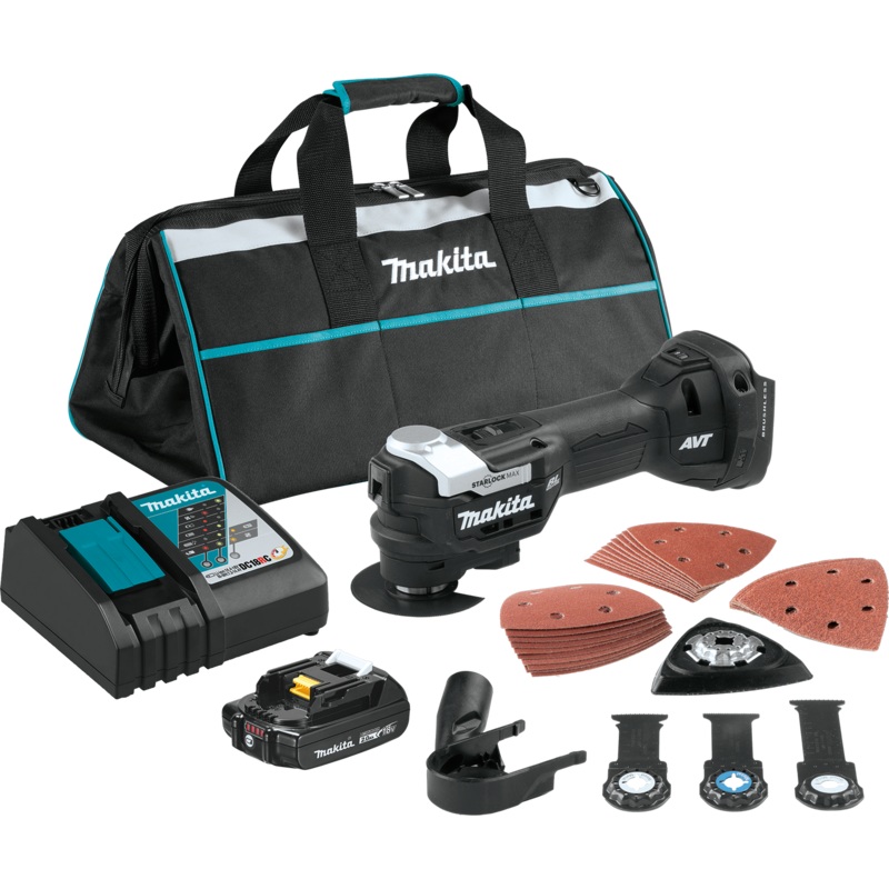 MAKITA 18V LXT SubCompact STARLOCKMAX Oscillating MultiTool Kit