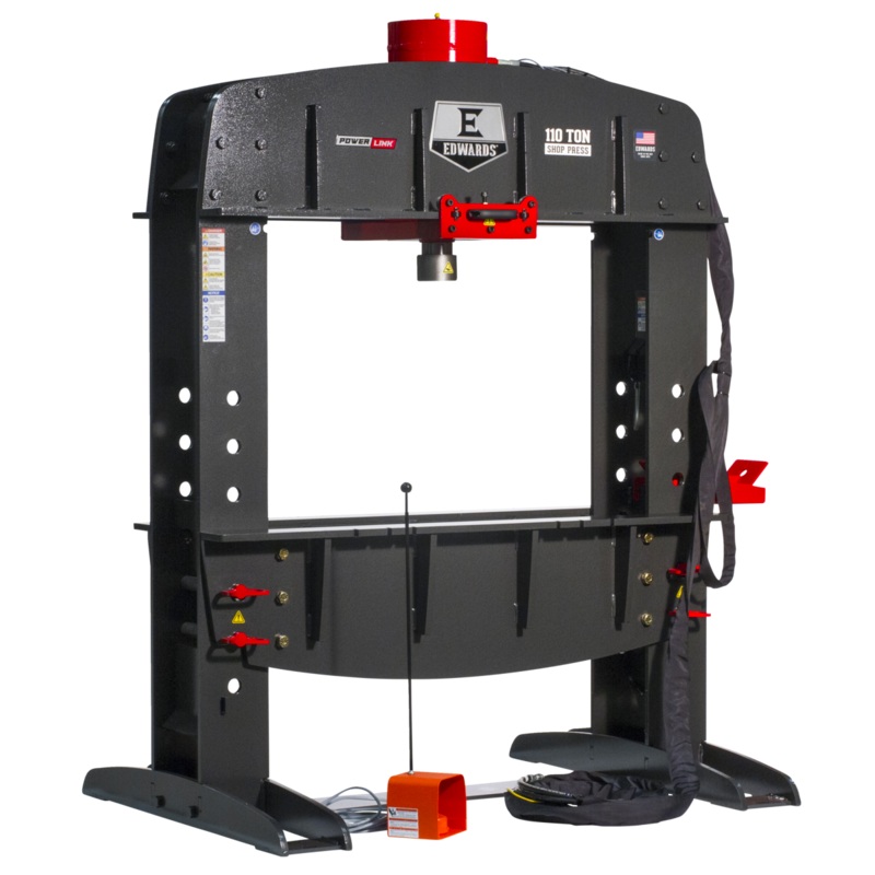 EDWARDS 110 Ton Shop Press & Portable Power Unit