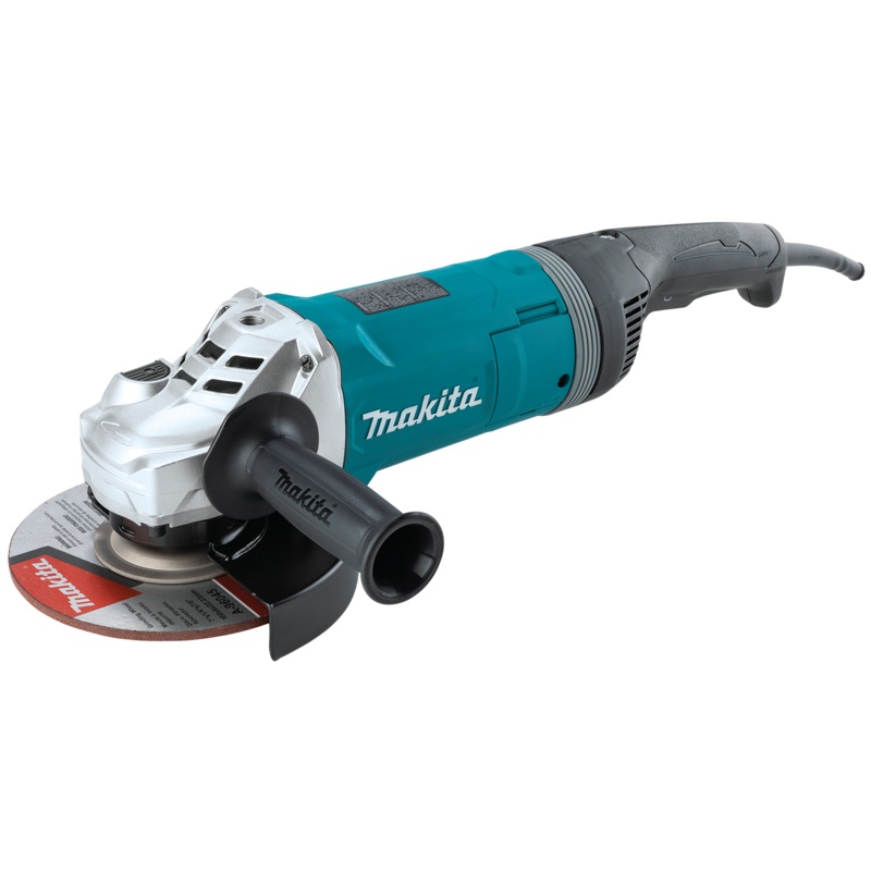 MAKITA 7" Angle Grinder, w/ Rotatable Handle, & LockOn Switch
