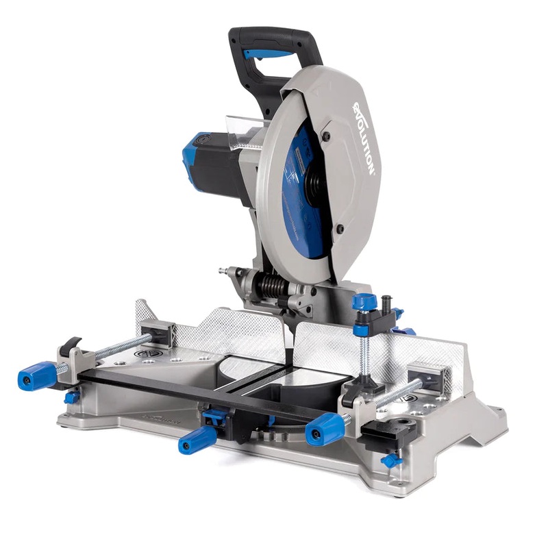 EVOLUTION 14" Mitering Chop Saw / Heavy Duty / Metal Cutting