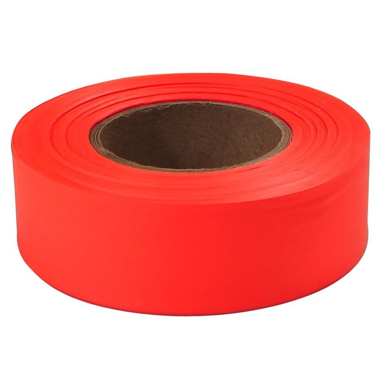 EMPIRE Orange Flagging Tape 200' X 1" Roll