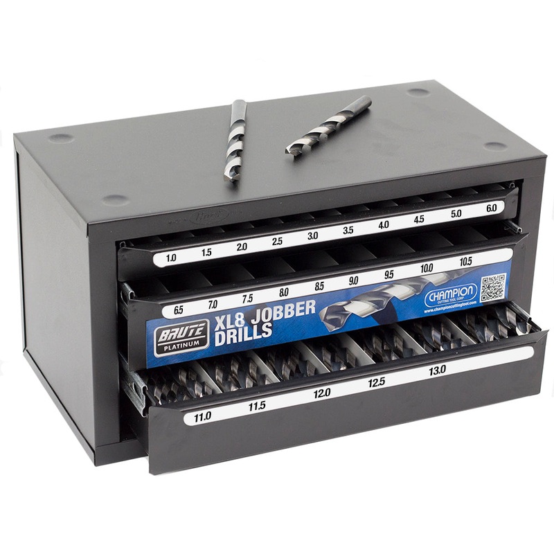 CHAMPION 106 PC. Brute XL8 Metric Drill Dispenser