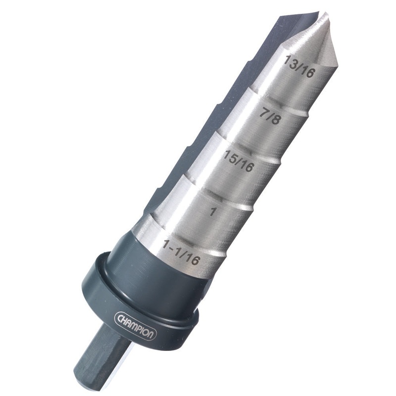 CHAMPION 13/16, 7/8, 15/16, 1, 1-1/16 Brute XSR Step Reamer