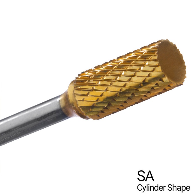 CHAMPION SA1 Double Cut TiN Coated Carbide Bur