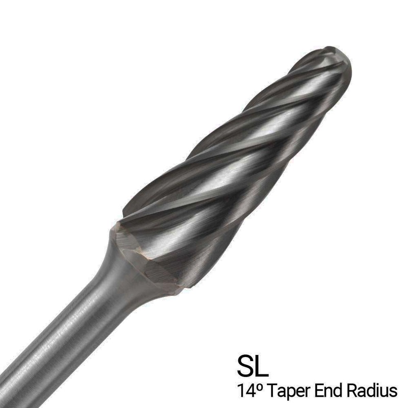 CHAMPION SL3NF Single Flute Carbide Bur